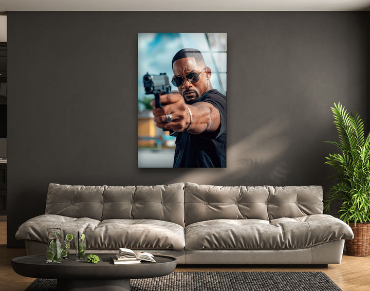 Will Smith Cops Glass Wall Art Glass Printing Wall Art, Print photos on glass
