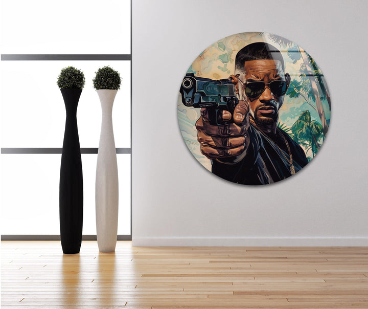 Will Smith Art Glass Wall Art picture on glass wall art, photos printed on glass
