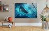 World of Warcraft Arthas Lich King Glass Wall Art