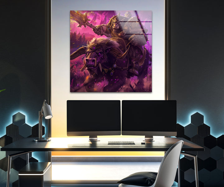 Orcs World of Warcraft Glass Wall Art Glass Printing Wall Art, Print photos on glass
