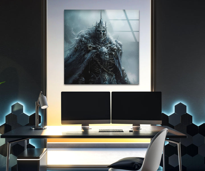 World of Warcraft Wrath of the Lich King Glass Wall Art