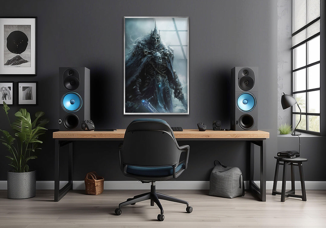 World of Warcraft Wrath of the Lich King Glass Wall Art