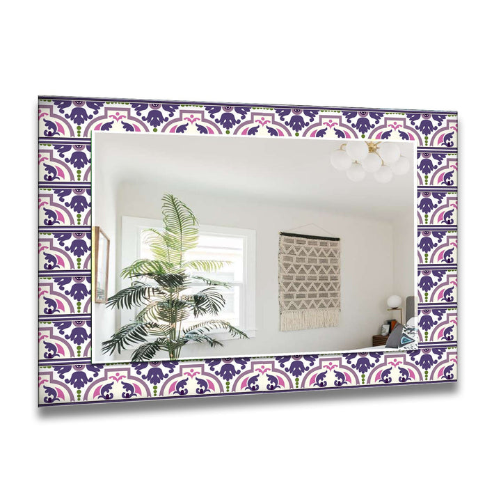 Mandala Pink and Blue Wall Mirrors Decorative Wall Mirror
