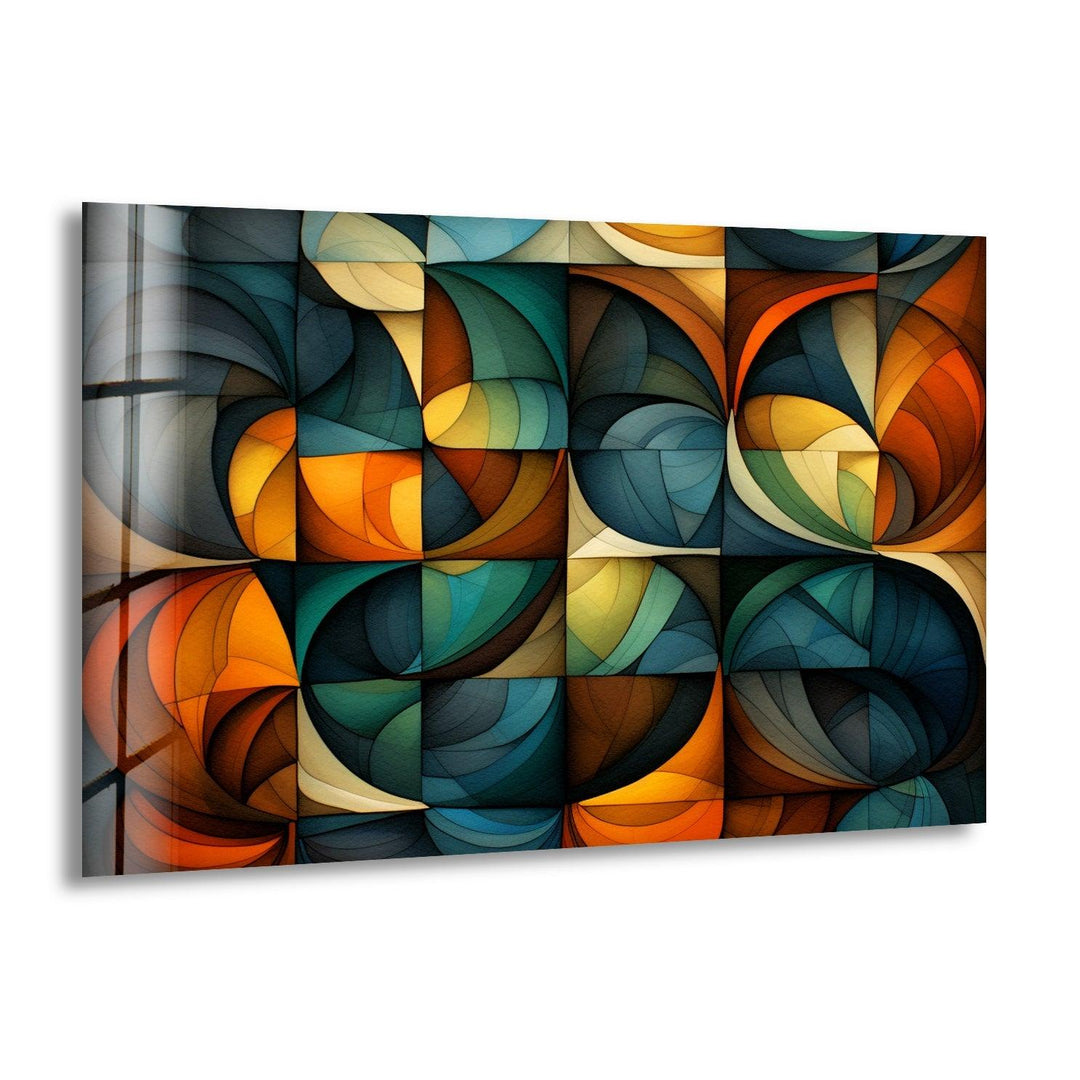 Abstract Art Piece Glass Wall Art large glass photo prints, glass wall photos