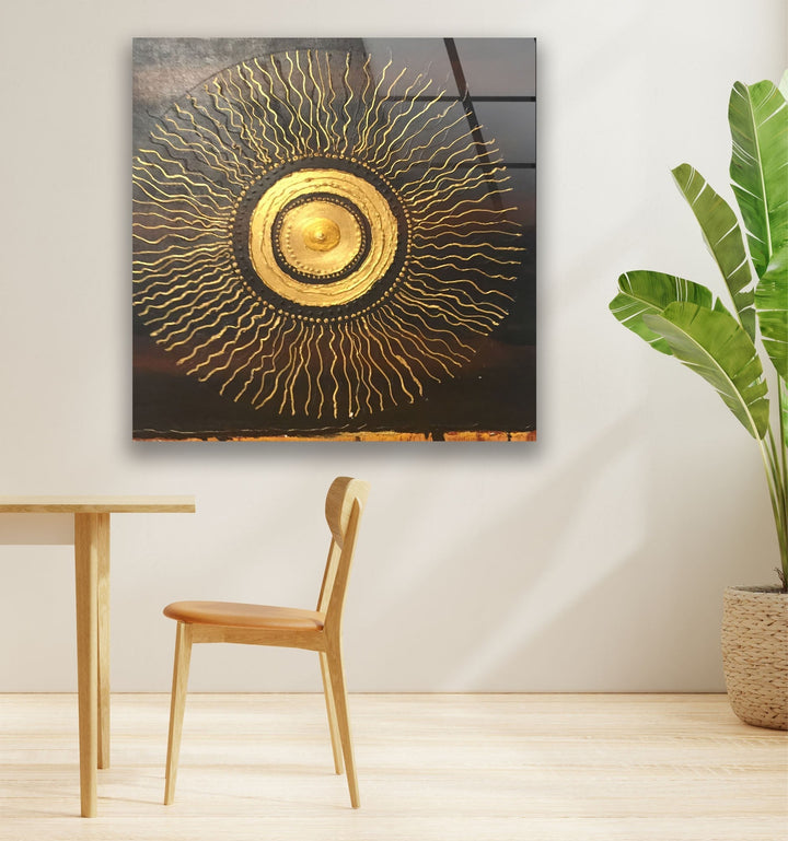 Abstract Circle Design Glass Wall Art glass pictures for Wall, glass prints wall art
