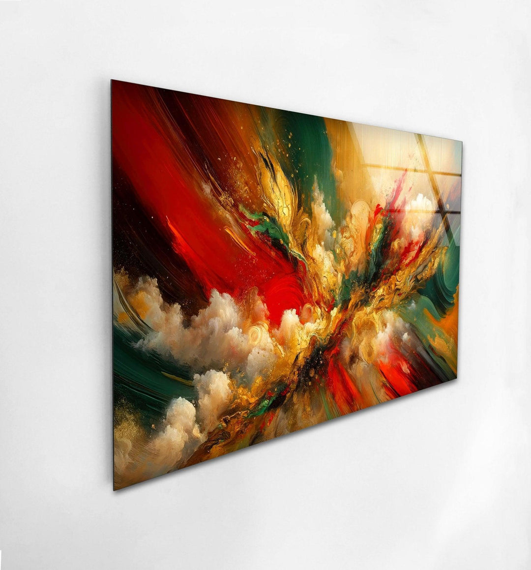 Abstract Colorful Painting Glass Wall Art art glass wall art, glass wall art pictures