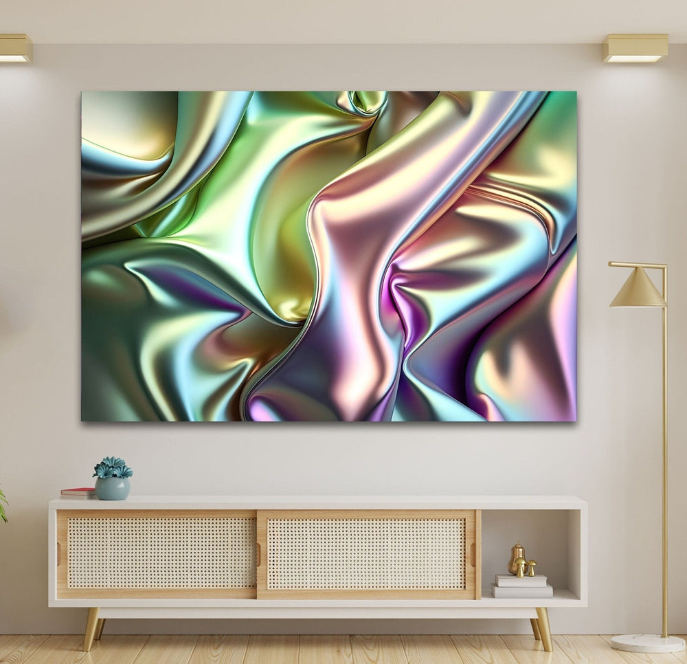 Abstract Iridescent Glass Wall Art large glass photo prints, glass wall photos