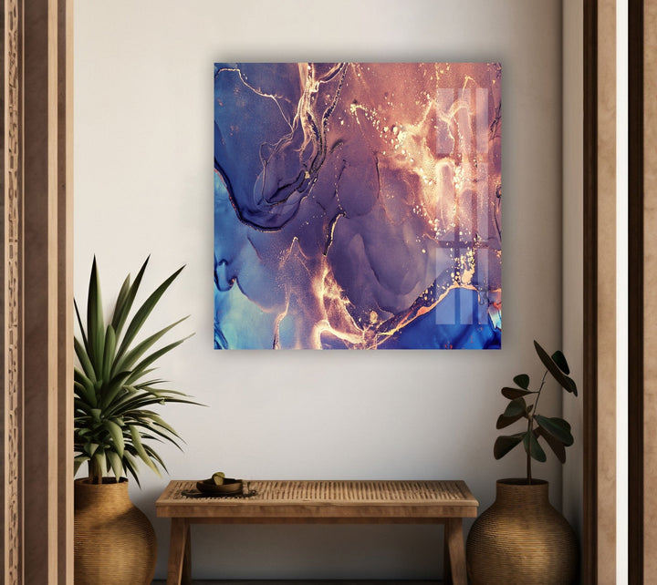 Abstract Marble Extra Large Abstract Photo Prints on Glass