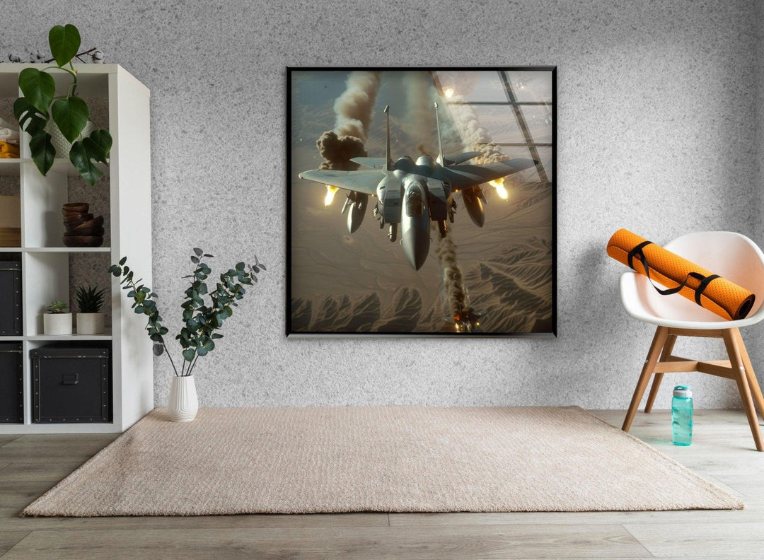 Air Force in their McDonnell Tempered Glass Wall Art