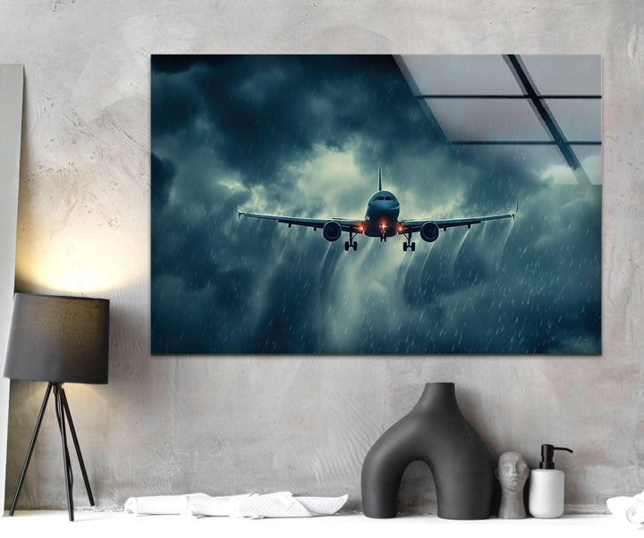 Airplane Glass Wall Art art glass wall art, glass wall art pictures
