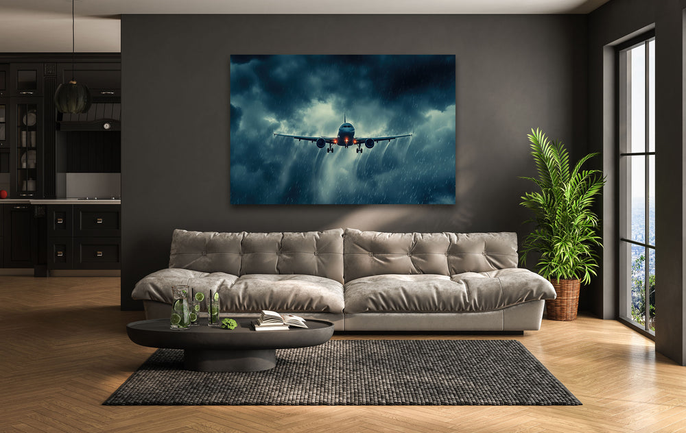 Airplane Glass Wall Art glass wall decor, glass wall art decor
