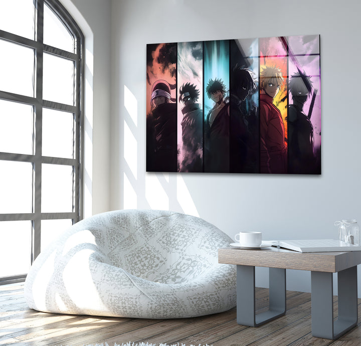 Anime Characters Glass Wall Art art glass wall art, glass wall art pictures