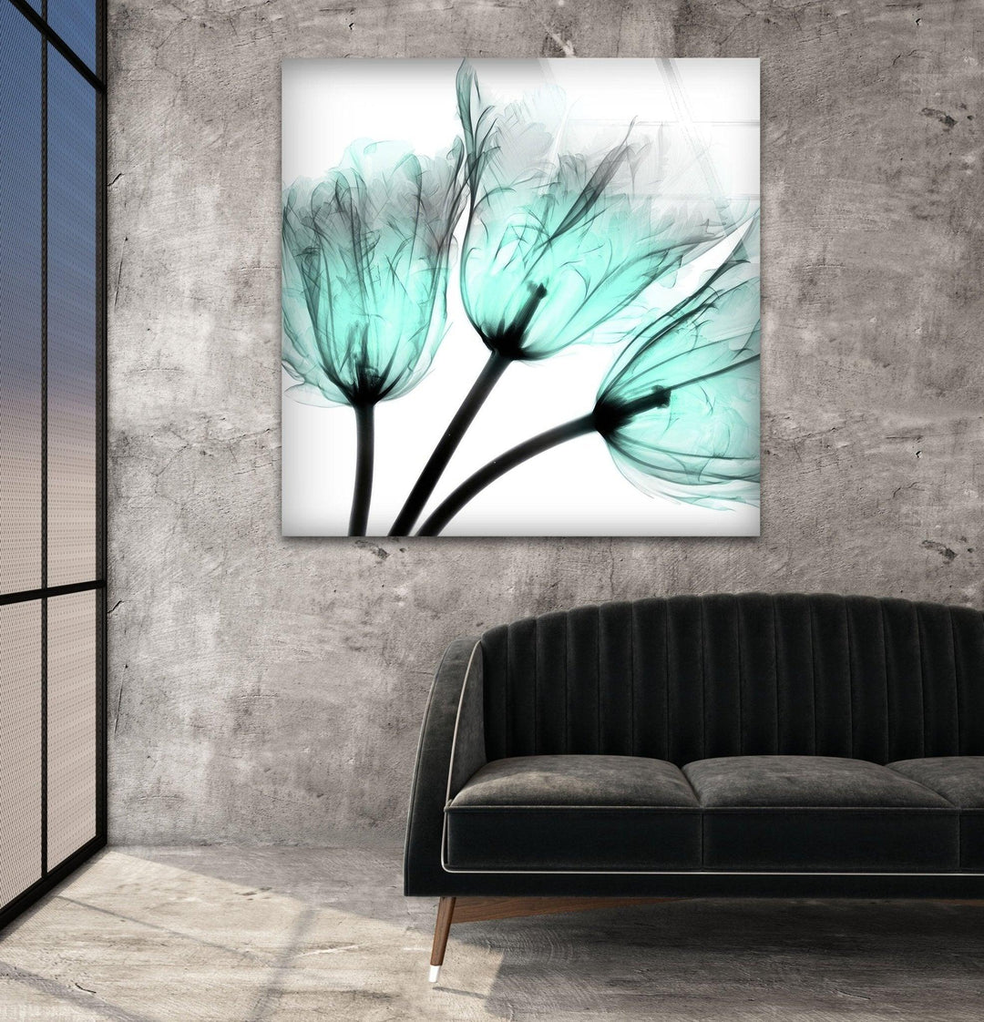 Albert Koetsier Cool Growth Xray Tulip Glass Wall Art, glass image printing, glass prints from photos