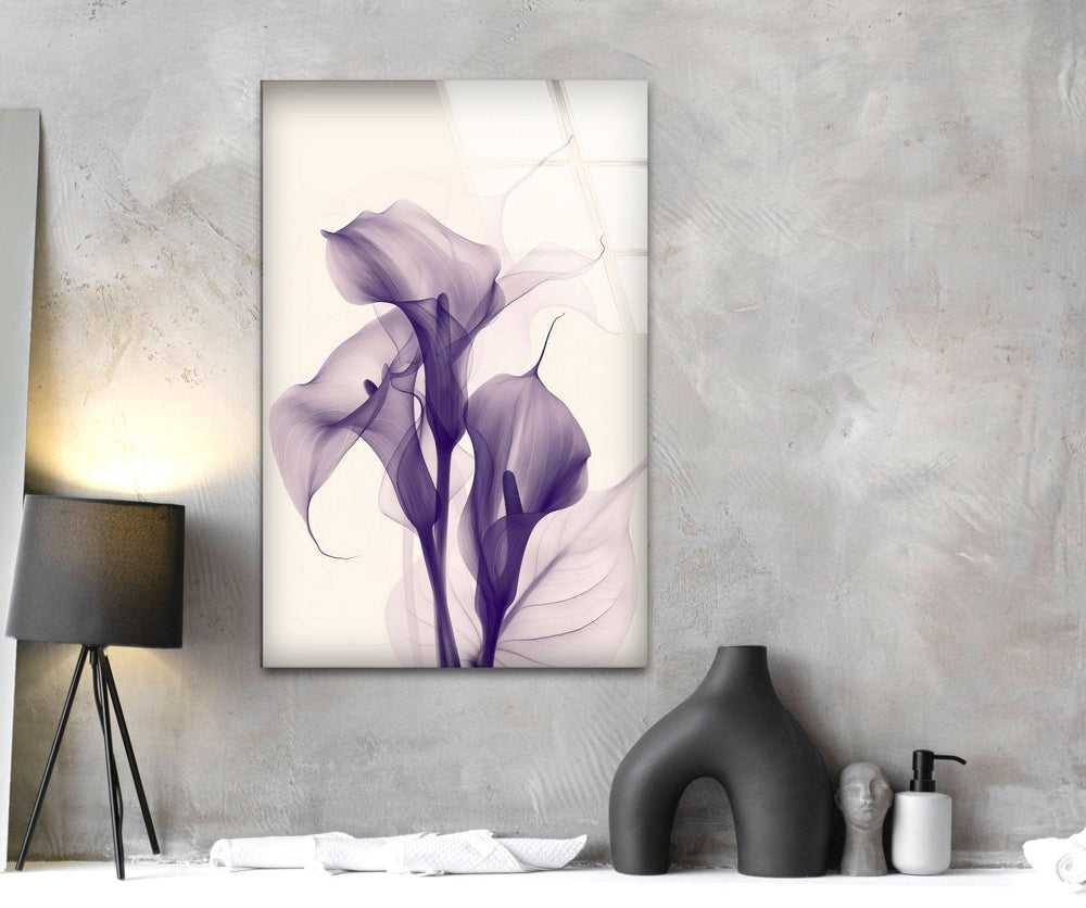 Albert Koetsier Purple Glass Wall Art glass pictures for Wall, glass prints wall art
