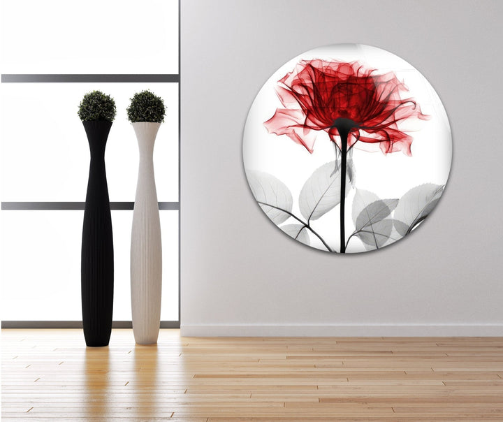 Albert Koetsier Tonal Rose Glass Wall Art, glass image printing, glass prints from photos