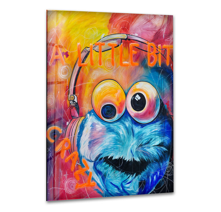 A Little Bit Crazy Glass Wall Art art glass wall art, glass wall art pictures