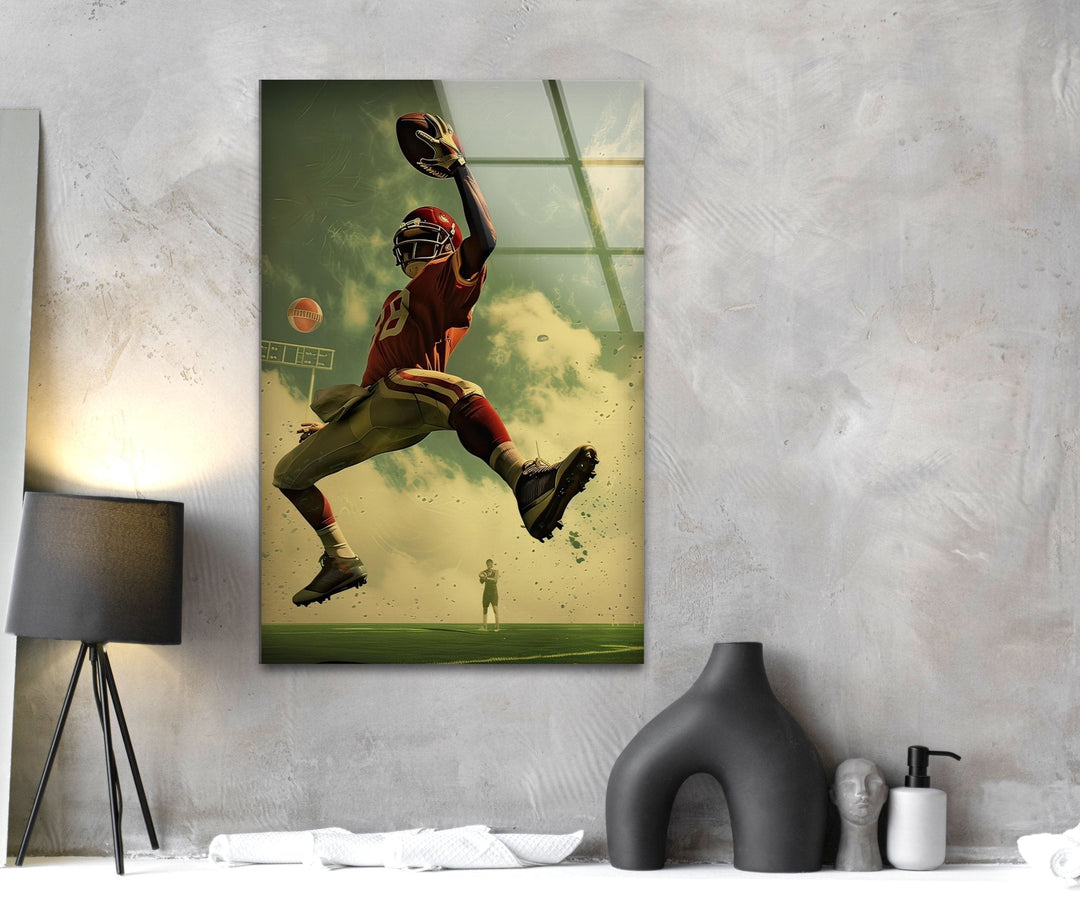 American Football NFL Glass Wall Art glass photo prints, glass picture prints
