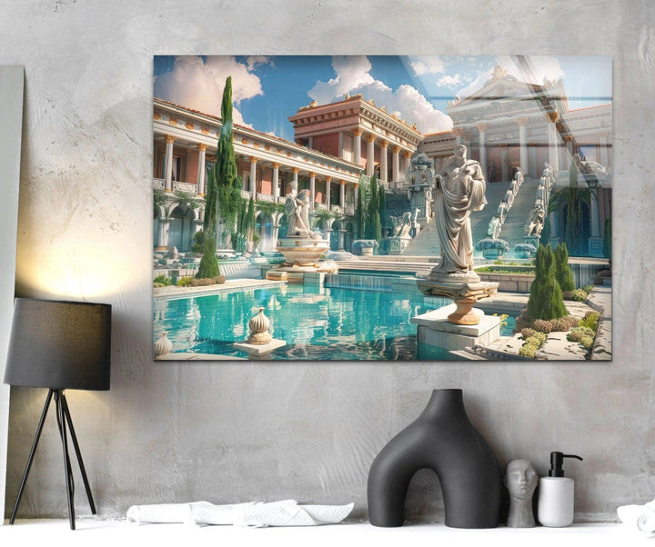 Ancient Greek God Glass Wall Art, Glass Printing Wall Art, Print photos on glass