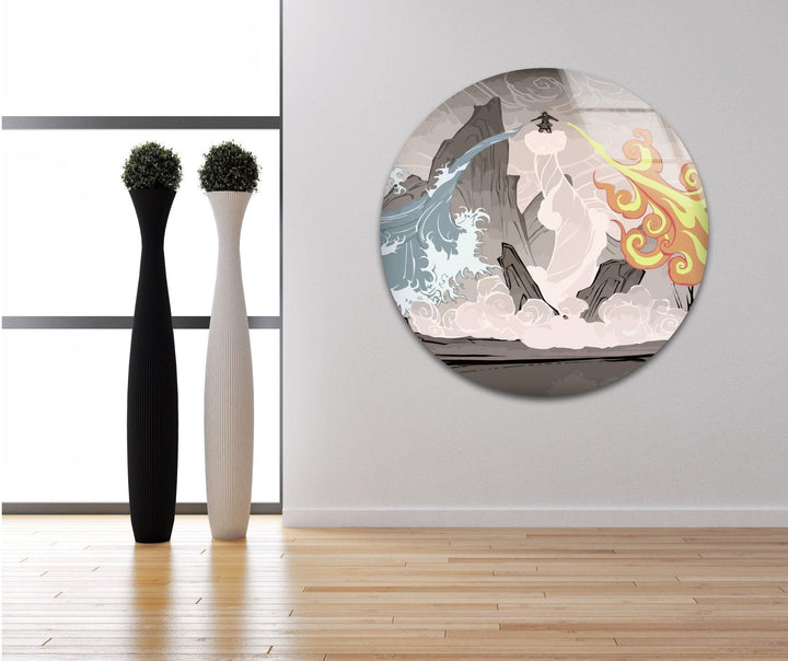 Anime The Last Airbender Glass Wall Art art glass wall art, glass wall art pictures
