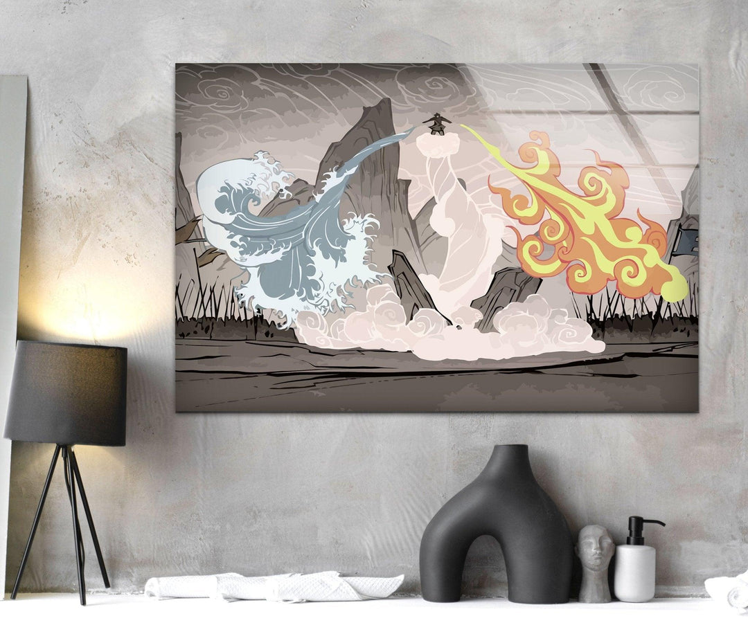 Anime The Last Airbender Glass Wall Art glass photo prints, glass picture prints
