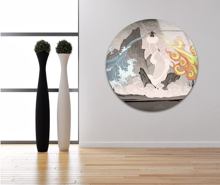 Anime The Last Airbender Glass Wall Art art glass wall art, glass wall art pictures
