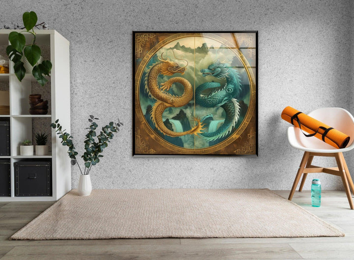 Ao Kuang & Ao Shun Glass Wall Art