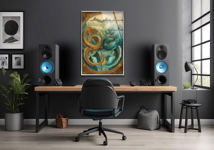 Ao Kuang & Ao Shun Glass Wall Art