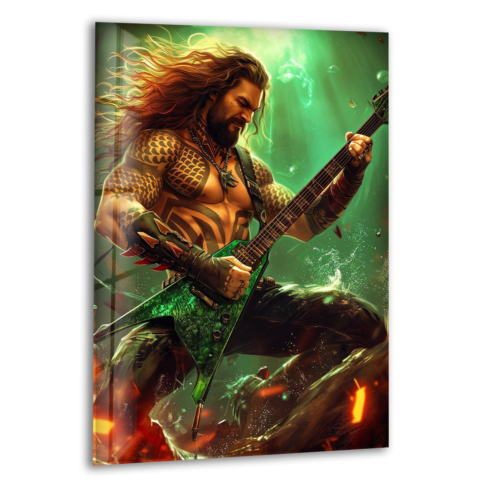 Aquaman Glass Picture Prints Art