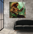 Aquaman Guitarist Glass Wall Art