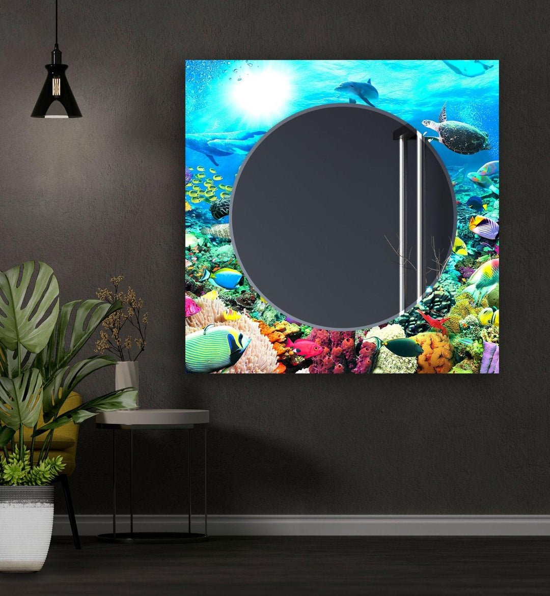 Aquarium Wall Mirror Abstract Wall Mirror
