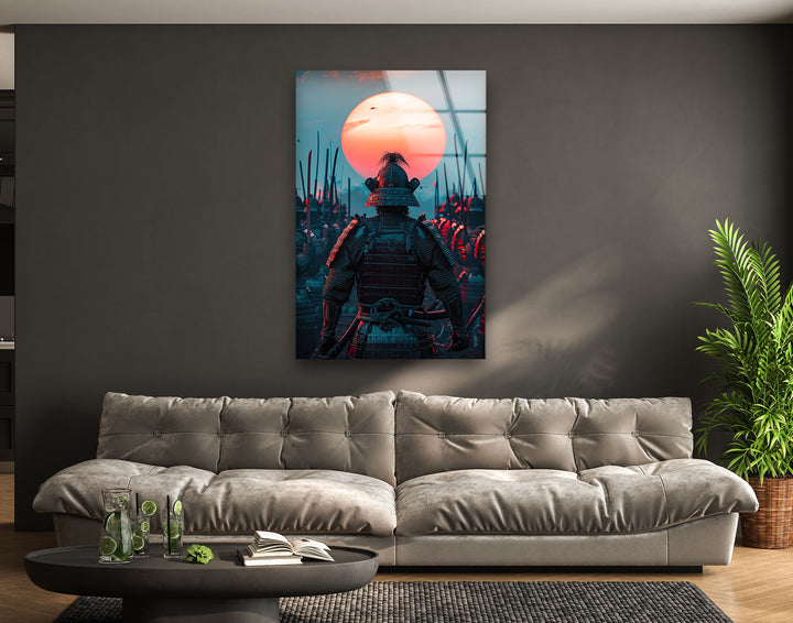 Army of Samurai Glass Wall Art glass photo prints, glass picture prints
