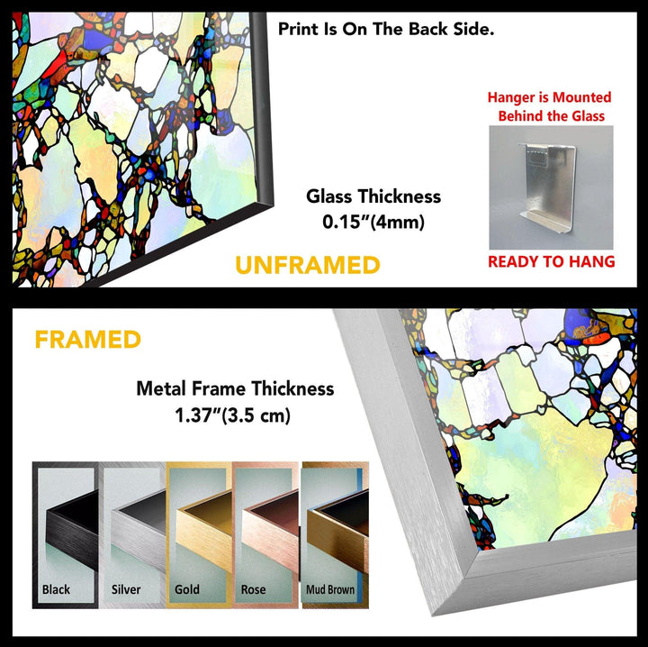 Art Study Stained Glass Wall Art