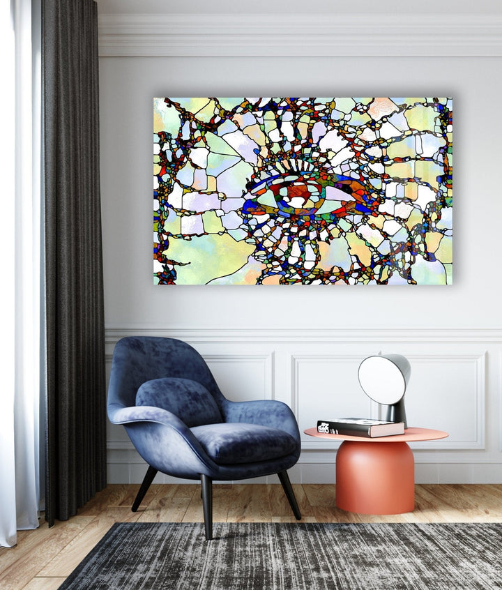 Art Study Stained Glass Wall Art custom glass photo prints, large glass prints