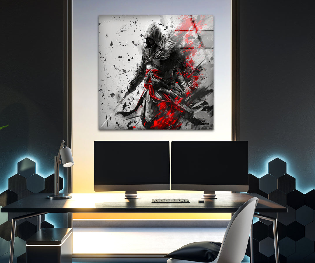 Assassin's Creed Glass Wall Art Glass Printing Wall Art, Print photos on glass
