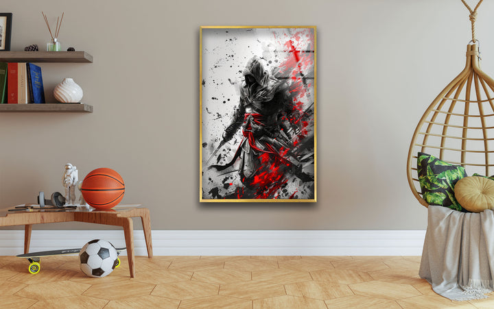 Assassin's Creed Glass Wall Art picture on glass wall art, photos printed on glass
