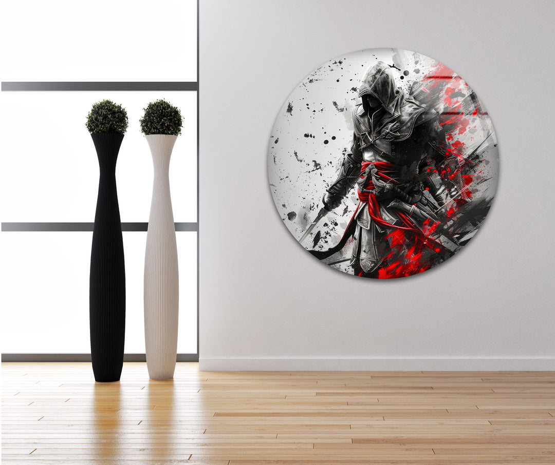 Assassin's Creed Glass Wall Art custom glass pictures, glass art prints
