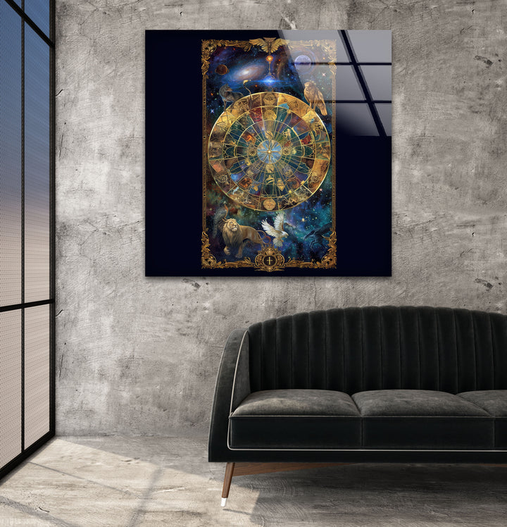 Astrology Glass Wall Art