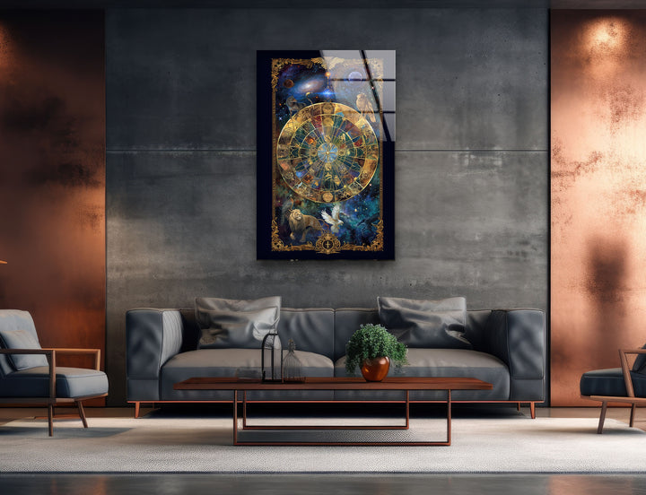 Astrology Glass Wall Art