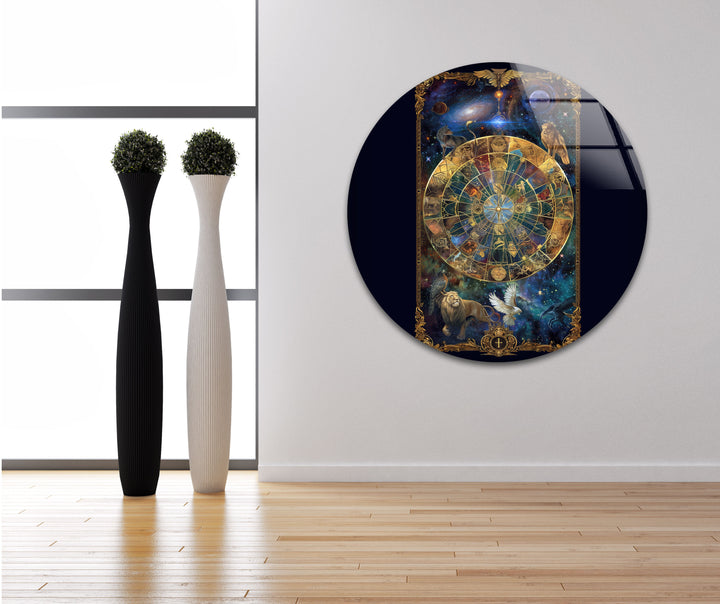 Astrology Glass Wall Art