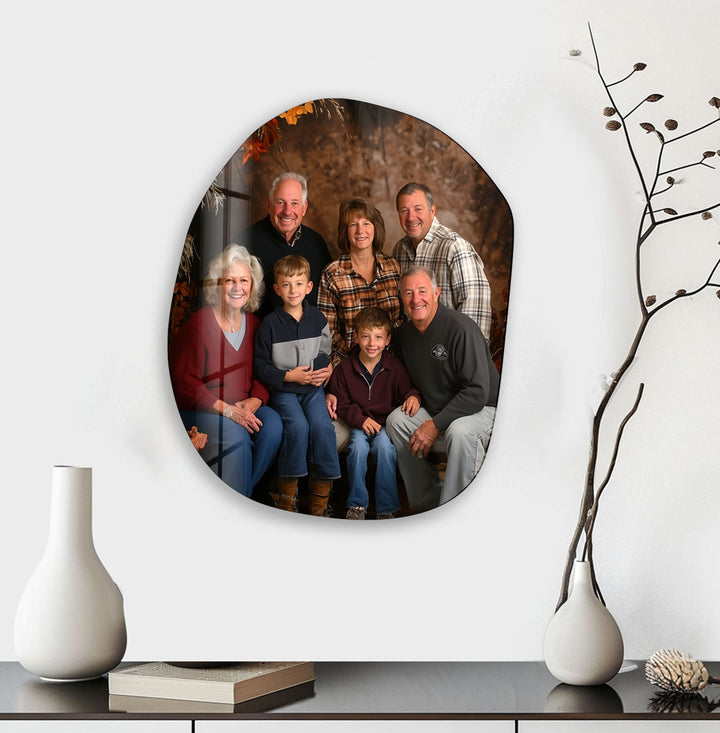 Asymmetrical Irregular Oval Custom Photo Prints