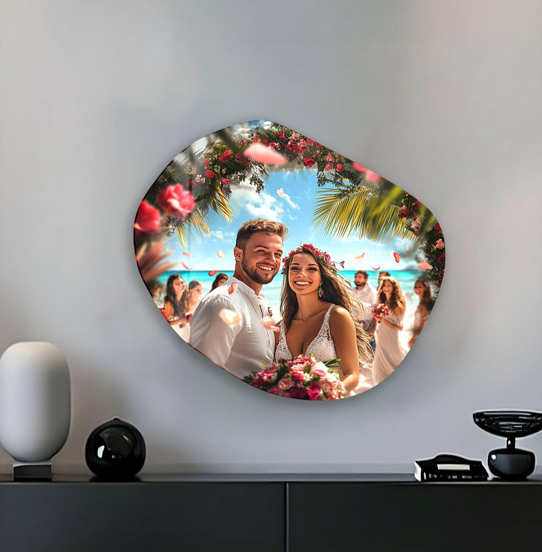 Asymmetrical Irregular Oval Custom Photo Prints