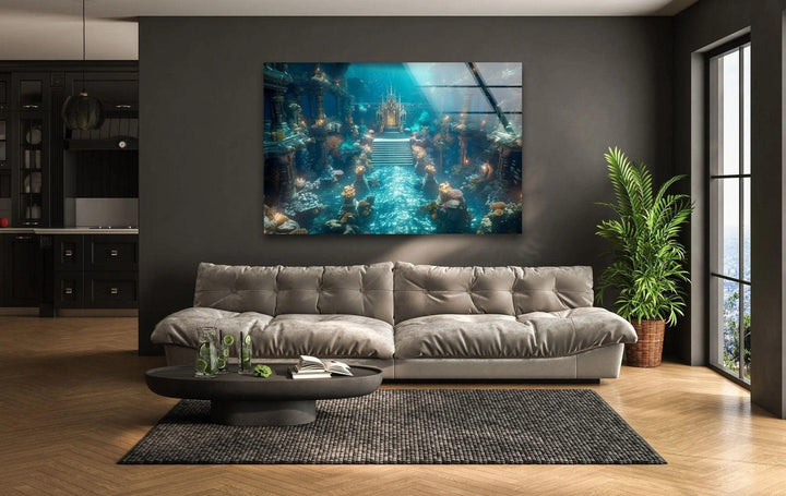 Atlantis Place Glass Wall Art art glass wall art, glass wall art pictures
