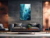 The Atlantis Diver Glass Wall Art, glass image printing, glass prints from photos