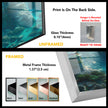 Atlantis Glass Wall Art, photo print on glass, prints on glass wall art