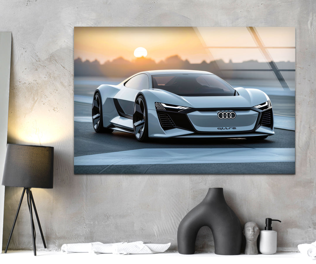 Audi Car Glass Wall Art