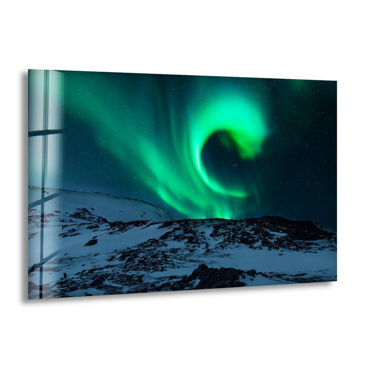 Aurora Borealis Glass Wall Art glass pictures for Wall, glass prints wall art