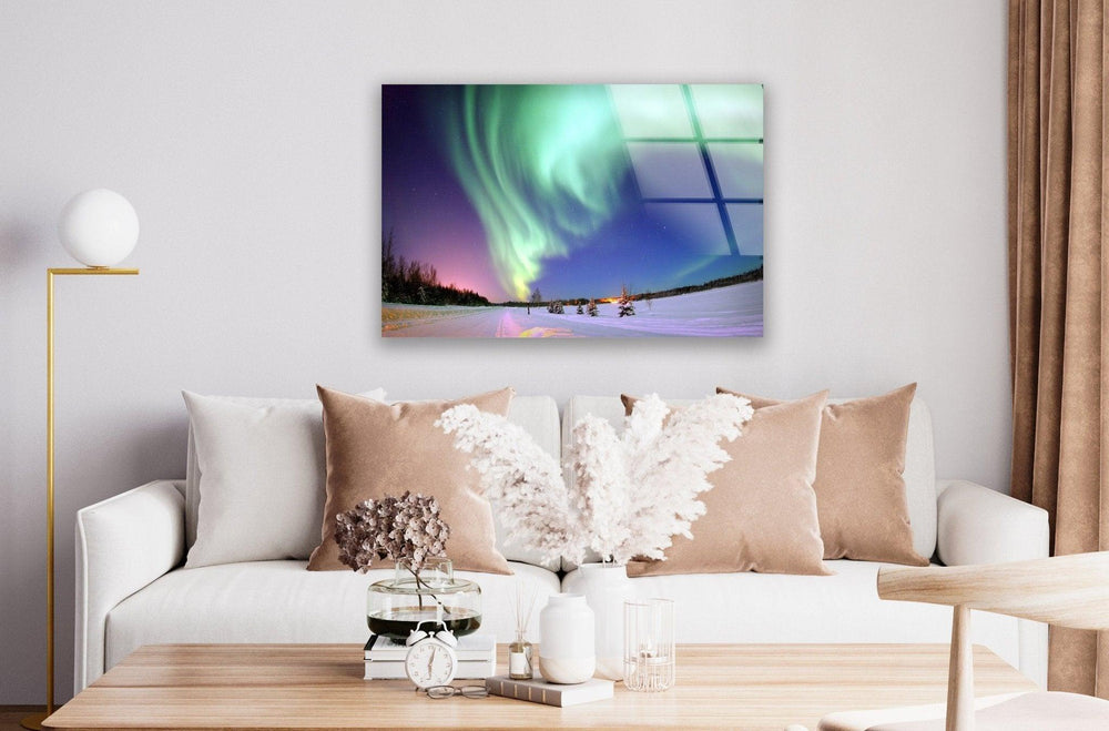 Aurora Borealis Turquoise Glass Wall Art art glass wall art, glass wall art pictures