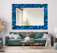 Stained Tempered Glass Wall Mirror