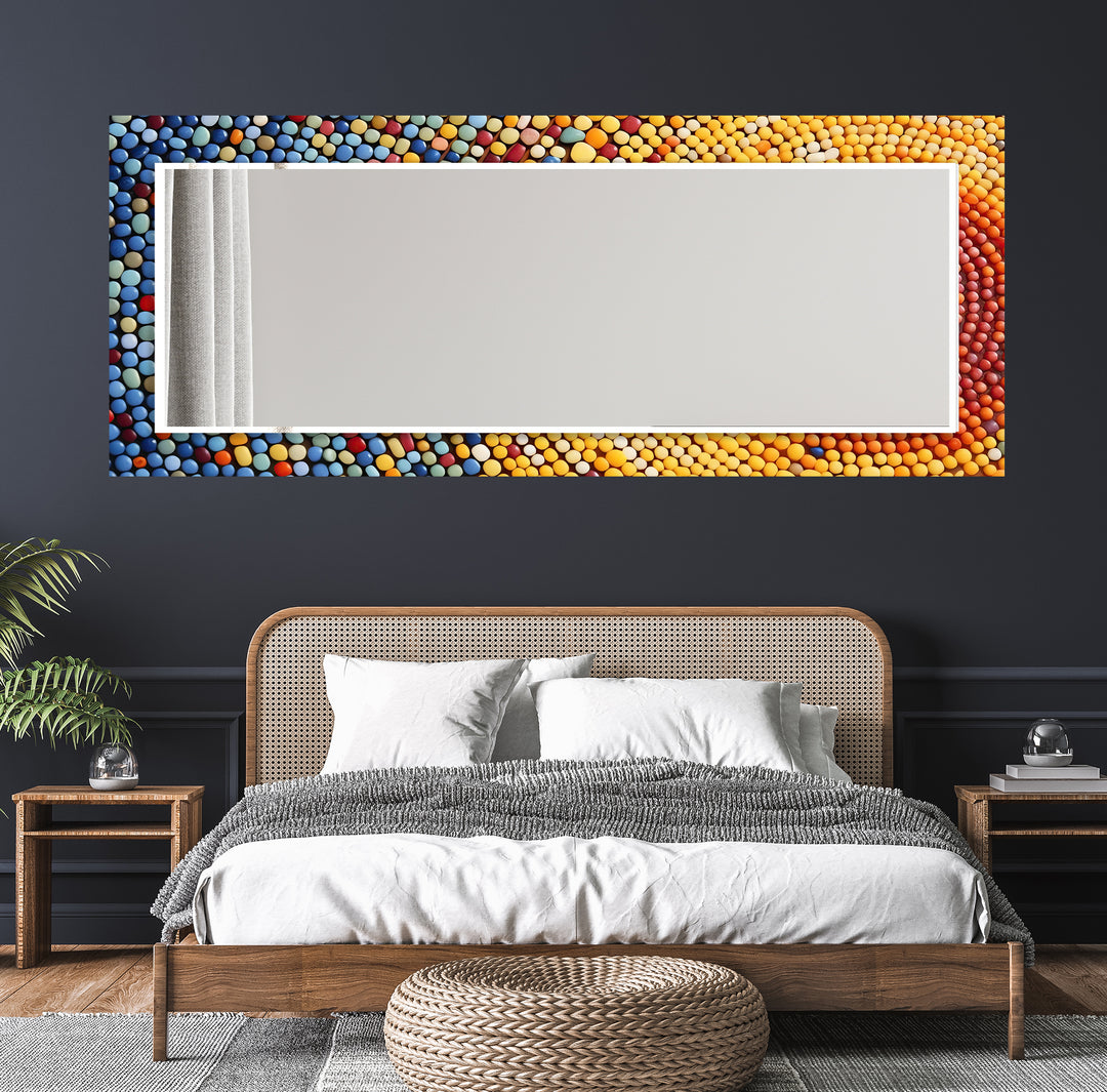 Colorful Stones Wall Mirror big mirror
