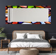 Stained Tempered Glass Wall Mirror